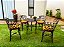 Conjunto de Jardim 4 Poltronas Viena 1 Mesa Alumínio Fundido Piscina - Várias Cores - Imagem 10