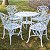Conjunto de Mesa para Jardim e 4 Cadeiras Modelo Primavera - Imagem 4