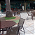 Conjunto Lótus Mesa 1,00m + 4 Poltronas Alumínio e Tela Sling - Imagem 6
