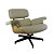 Poltrona Lounge Charles Eames Com Puff Base de Alumínio - Imagem 8