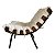 Cadeira Decorativa Costela Com Puff - Imagem 14
