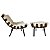 Cadeira Decorativa Costela Com Puff - Imagem 12