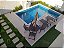 Mesa 1,00m Tampo Ripado de Alumínio para Jardim Piscina Sala - Imagem 8