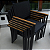 Kit 6 Cadeira para Mesa Jantar Area Gourmet Piscina Empilháveis - Imagem 5