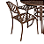 Conjunto de Mesa 4 Cadeiras Alúminio Fundido Modelo Faveni - Imagem 6