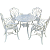 Conjunto de Jardim Modelo Fortaleza Mesa 4 Cadeiras e Guarda Sol - Imagem 5