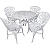 Conjunto de Mesa Primavera com 4 Cadeiras Aluminio e Ombrelone - Imagem 4