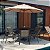 Jogo de Mesa Ripada Giratoria 6 Cadeiras para Piscina Jardim com Guarda Sol - Imagem 3