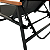 Kit 2 Espreguiçadeiras de Piscina Amélia Tela Sling Braços de Madeira + Mesa Lateral - Imagem 8