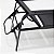Kit 2 Cadeira Espreguiçadeira Mini Chaise Sling com Pufe para Piscina - Imagem 5
