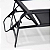 Cadeira Espreguiçadeira de Piscina Sling em Tela e Aluminio Preto - Imagem 3