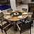 Kit Mesa Jantar 1,50m Zurick Madeira 6 Cadeiras Tela Sling 4 Banquetas Alta Bancada Cozinha - Imagem 11