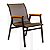 Mesa Retangular com Tampo Ripado + 8 Poltronas Cactos Tela Sling - Imagem 3