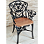 Jogo de Mesa 90cm Ripada 4 Poltronas Malbec Assento de Madeira - Imagem 2