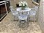 Conjunto de Mesa Viena 4 Cadeiras com Almofadas para Jardim Piscina Área Externa - Imagem 9