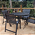 Conjunto de Mesa 1,20m Ripada + 4 Cadeiras Aluminio Piscina Jardim - Imagem 5