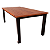 Mesa de Jantar Turmalina 2,00x1,00m Tampo Retangular de Madeira - Imagem 7