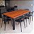 Mesa de Jantar Turmalina 2,00x1,00m Tampo Retangular de Madeira - Imagem 2