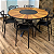 Conjunto de Mesa 1,30m Zurick Madeira + 6 Cadeiras Alegra Jantar e Lazer - Imagem 2