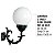 Luminária com Braço Muro Parede Globo Grande - Nsguia - Imagem 3