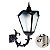 Arandela Luminária Colonial Romana Grande Com Braço Alumínio 80cm - Imagem 1