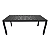 Jogo de Mesa Jantar Retangular 1,80x90cm Aluminio + 6 Cadeiras Área Externa - Imagem 8