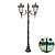 Poste Colonial Genebra Para Jardim De Alumínio 2 Luminária 1,93m - Imagem 1