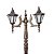Poste Jardim Chinês com 02 Luminárias - Imagem 3