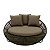 Chaise Sofá Delta 1,40m Estrutura Alumínio Corda Náutica Jardim Piscina - Imagem 7