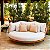 Chaise Sofá Cordoba 1,60m Base de Madeira Corda Náutica Almofadas Impermeáveis - Imagem 7