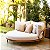 Chaise Sofá Cordoba 1,60m Base de Madeira Corda Náutica Almofadas Impermeáveis - Imagem 8