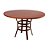 Conjunto Vila Real Mesa de Madeira Cozinha Poltronas Corda Náutica - Imagem 6
