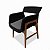 Conjunto Vila Real Mesa de Madeira Cozinha Poltronas Corda Náutica - Imagem 4