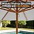 Guarda Sol Ombrelone Madeira 3m Com Proteção UV Para Piscina Jardim - Imagem 14