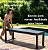 Banco Torino Ripado em Alumínio para Jardim, Varanda e Área Externa - Imagem 2