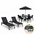 Kit Piscina Alumínio Premium Mesa Ripada, Poltronas Tela Sling E Lazer - Imagem 3