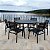 Conjunto Verona Premium Área Externa Mesa 1,30m 6 Poltronas Resistente Sol - Imagem 6