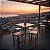 Conjunto Brooklyn Mesa 70x70 4 Banquetinhas Estilo Industrial - Imagem 4