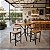 Conjunto Brooklyn Mesa 70x70 4 Banquetinhas Estilo Industrial - Imagem 2