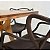 Conjunto Mesa Quadrada Madeira Nobre E 4 Cadeiras Allegra Para Cafeteria Bar Restaurante - Imagem 5