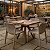 Jogo De Mesa Para Restaurante Madeira Maciça E 4 Cadeiras Laryssa - Imagem 5