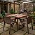 Jogo De Mesa Para Restaurante Madeira Maciça E 4 Cadeiras Laryssa - Imagem 6