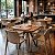 Jogo De Mesa Para Restaurante Madeira Maciça E 4 Cadeiras Sardenha - Imagem 5