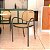 Cadeira De Jantar Com Braços Roma Design Palha Natural  Polipropileno - Imagem 2