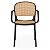 Cadeira De Jantar Roma Prática Design Palha Natural  Polipropileno - Imagem 7