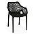 Cadeira Suits Moderna Preta Para Sala De Jantar E Varanda Gourmet - Imagem 5
