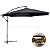 Sombreiro Ombrelone Lateral Robust 3,50m Suspenso com Manivela + Base - Imagem 6
