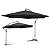 Sombreiro Ombrelone Lateral Robust 3,50m Suspenso com Manivela + Base - Imagem 8