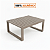 Mesa de Centro Torino Alumínio Ripado 80x60cm Resistente à Corrosão - Imagem 18