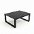 Mesa de Centro Torino Alumínio Ripado 80x60cm Resistente à Corrosão - Imagem 3